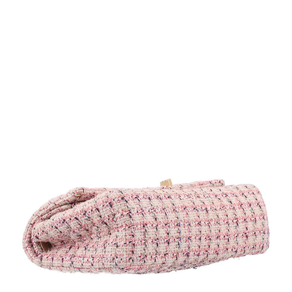 Tweed Quilted 2.55 Reissue 225 Flap Ecru Pink Multicolor
