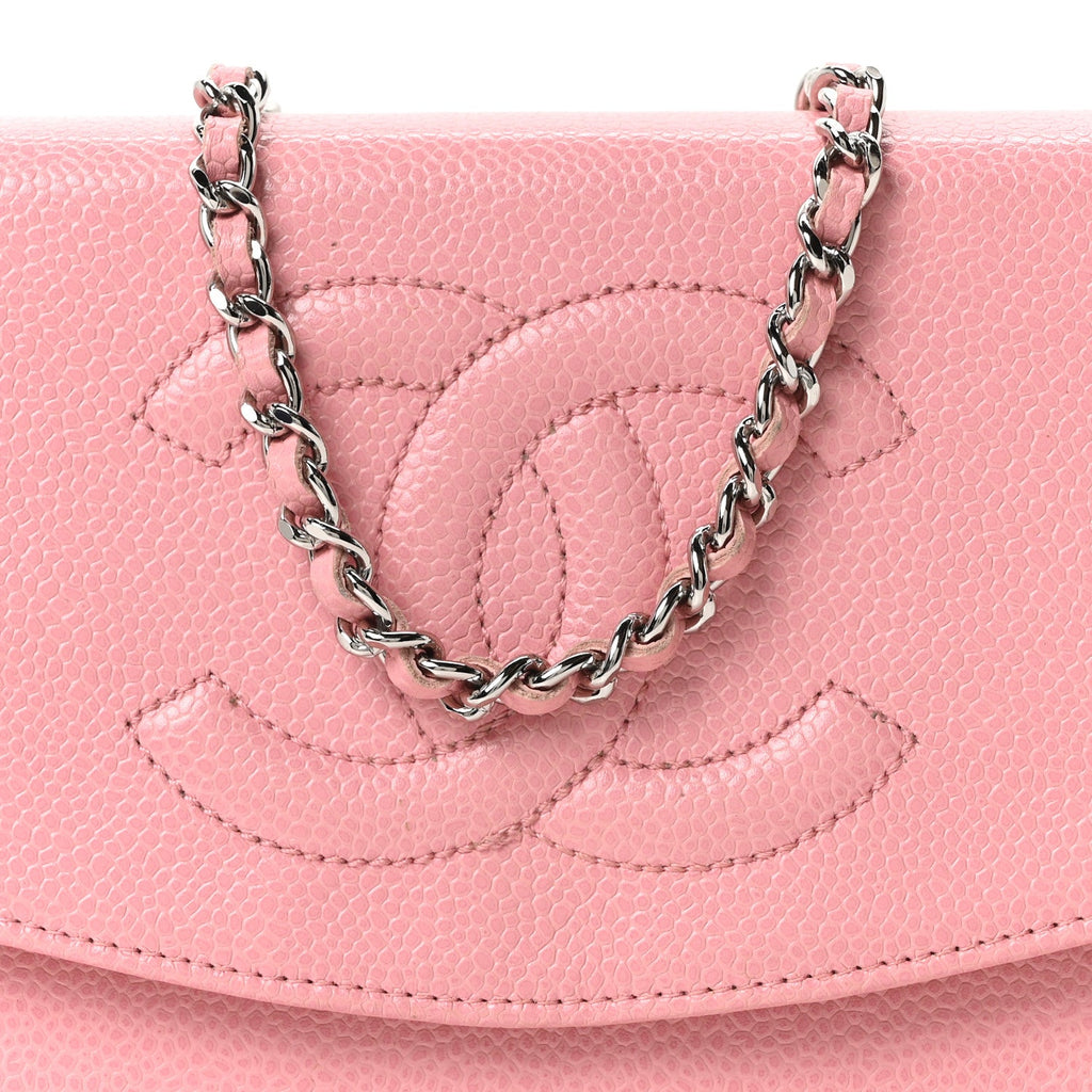 Caviar Timeless CC Wallet on Chain WOC Pink
