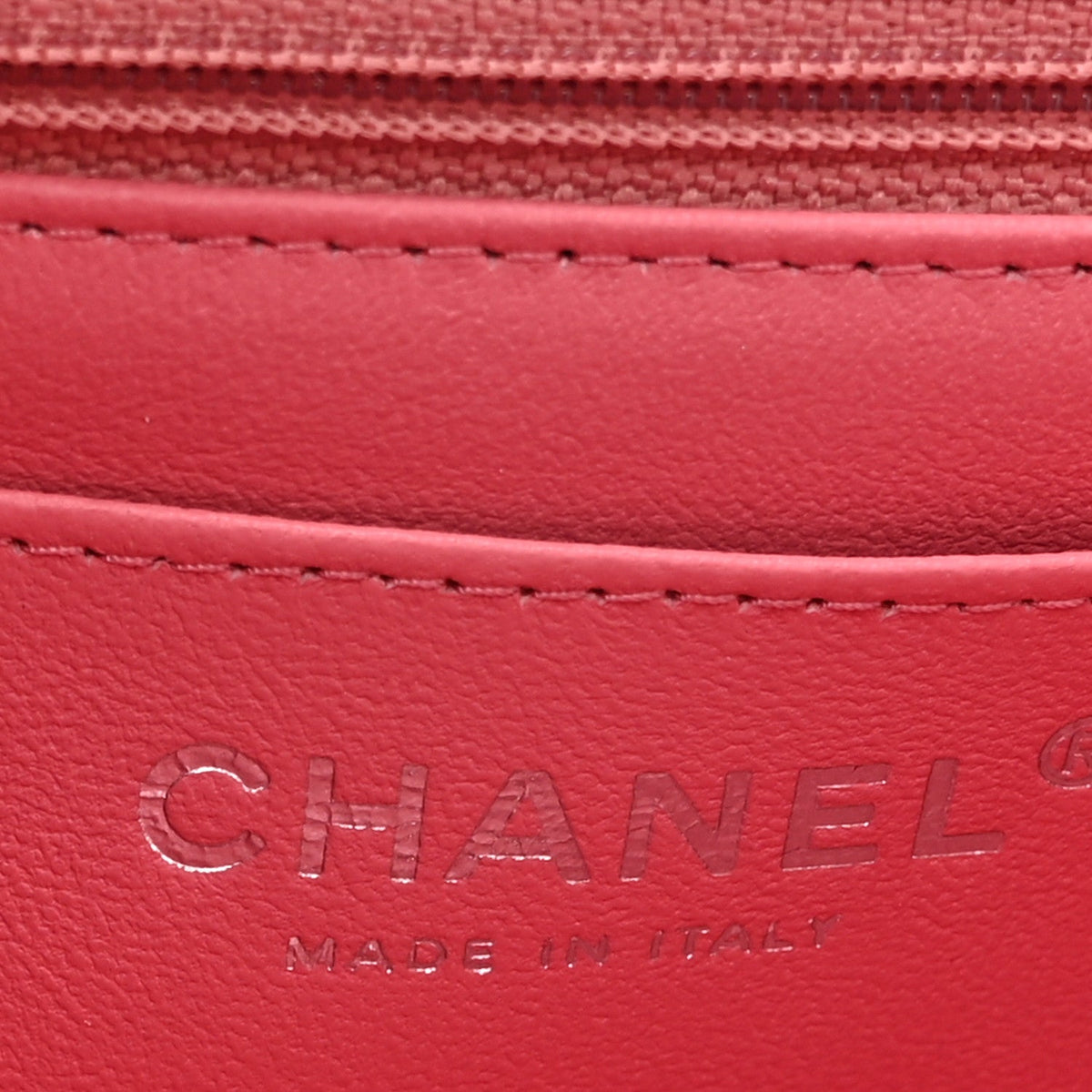 Lambskin Quilted Mini Square Flap Pink