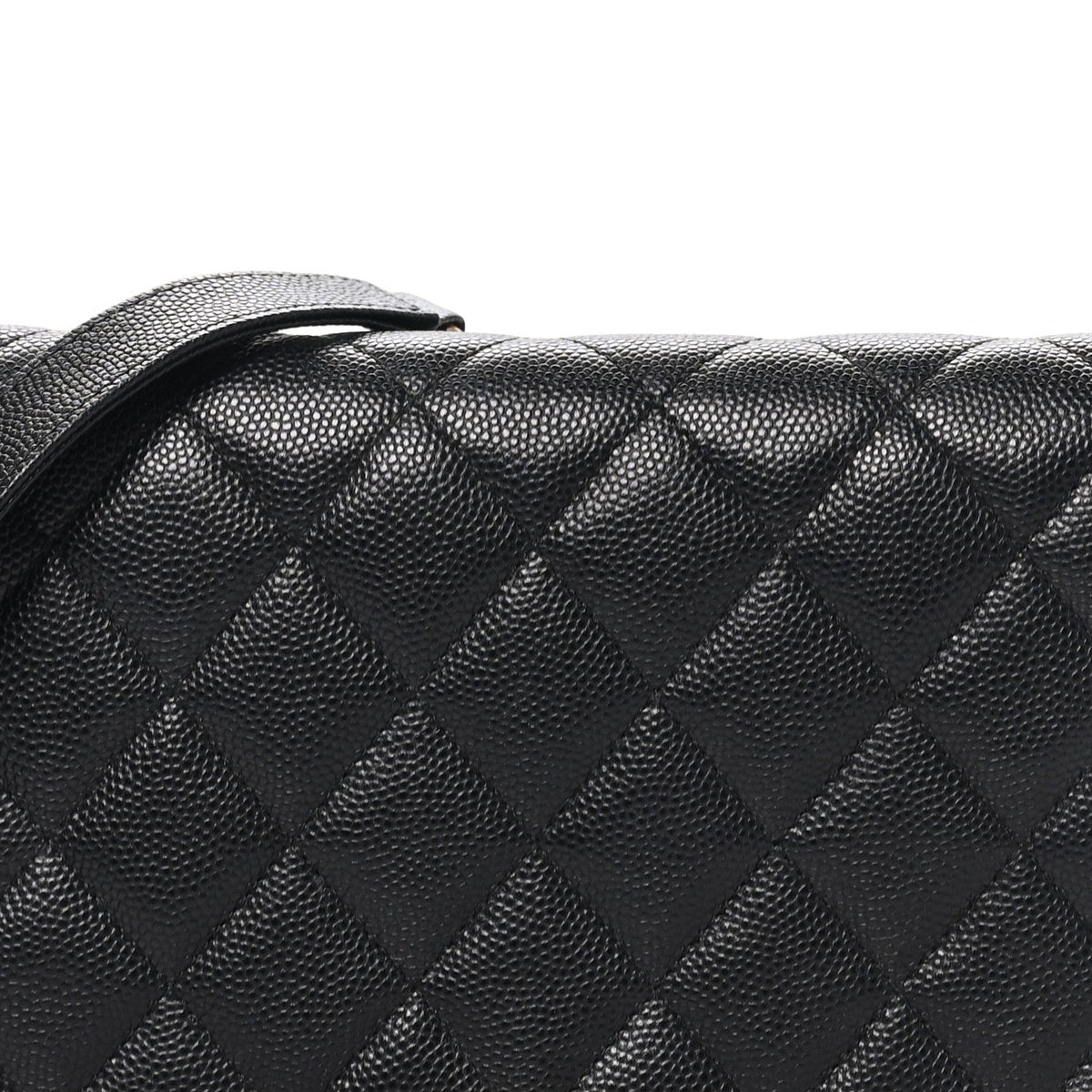 Caviar Quilted Boy Wallet On Chain WOC Black