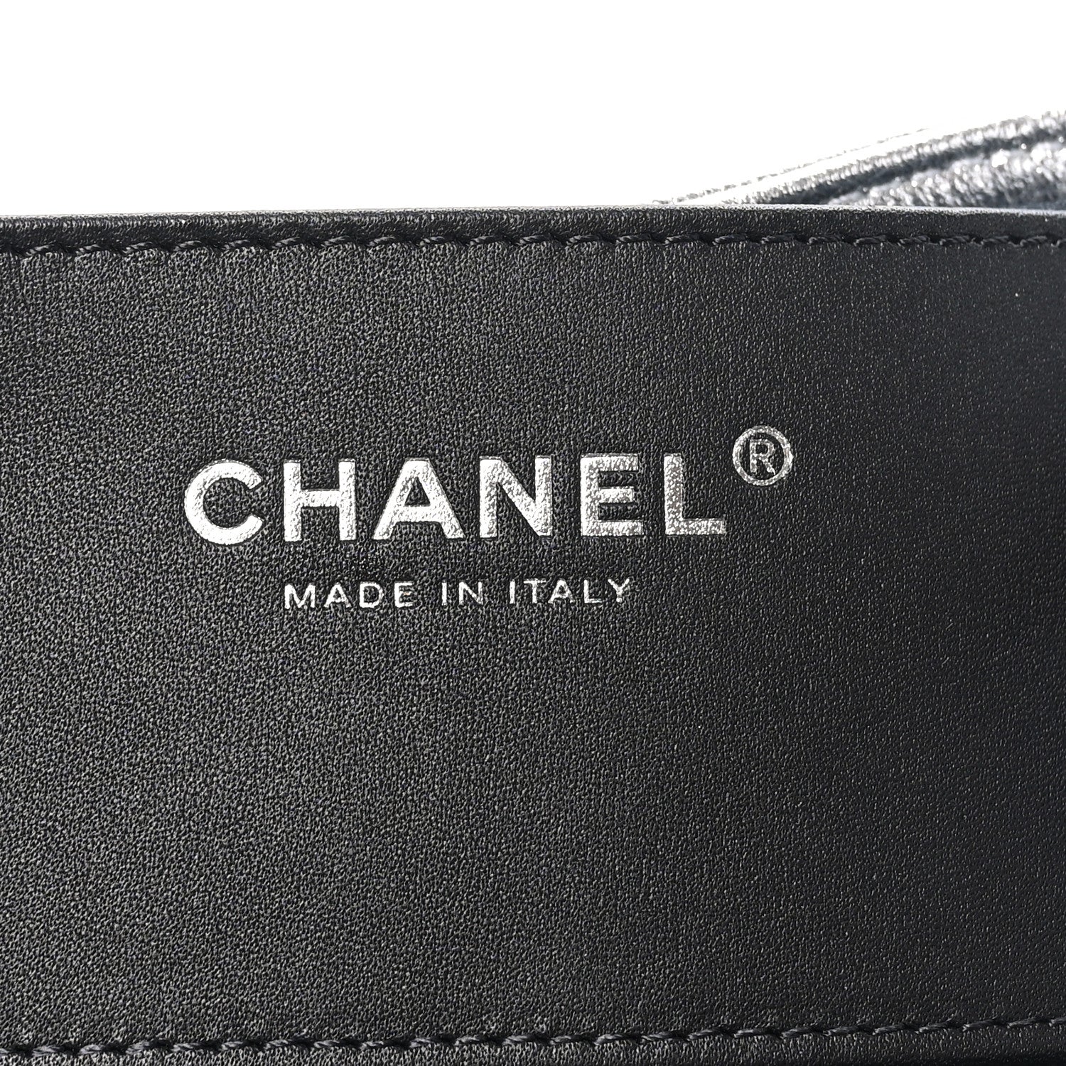 Metallic Caviar Quilted Small Chanel 25 Handbag Silver