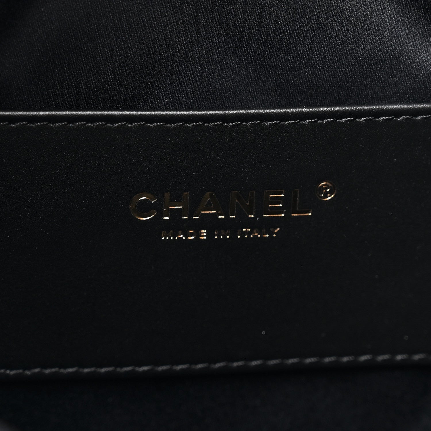 Washed Denim Quilted Medium Chanel 25 Handbag Black