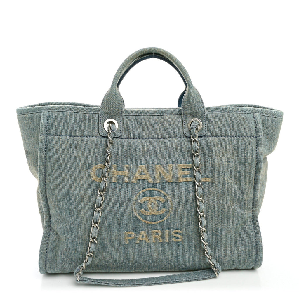 Denim Medium Deauville Tote Light Blue