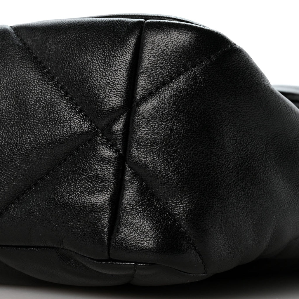 Lambskin  Quilted Large Chanel 19 Flap Black