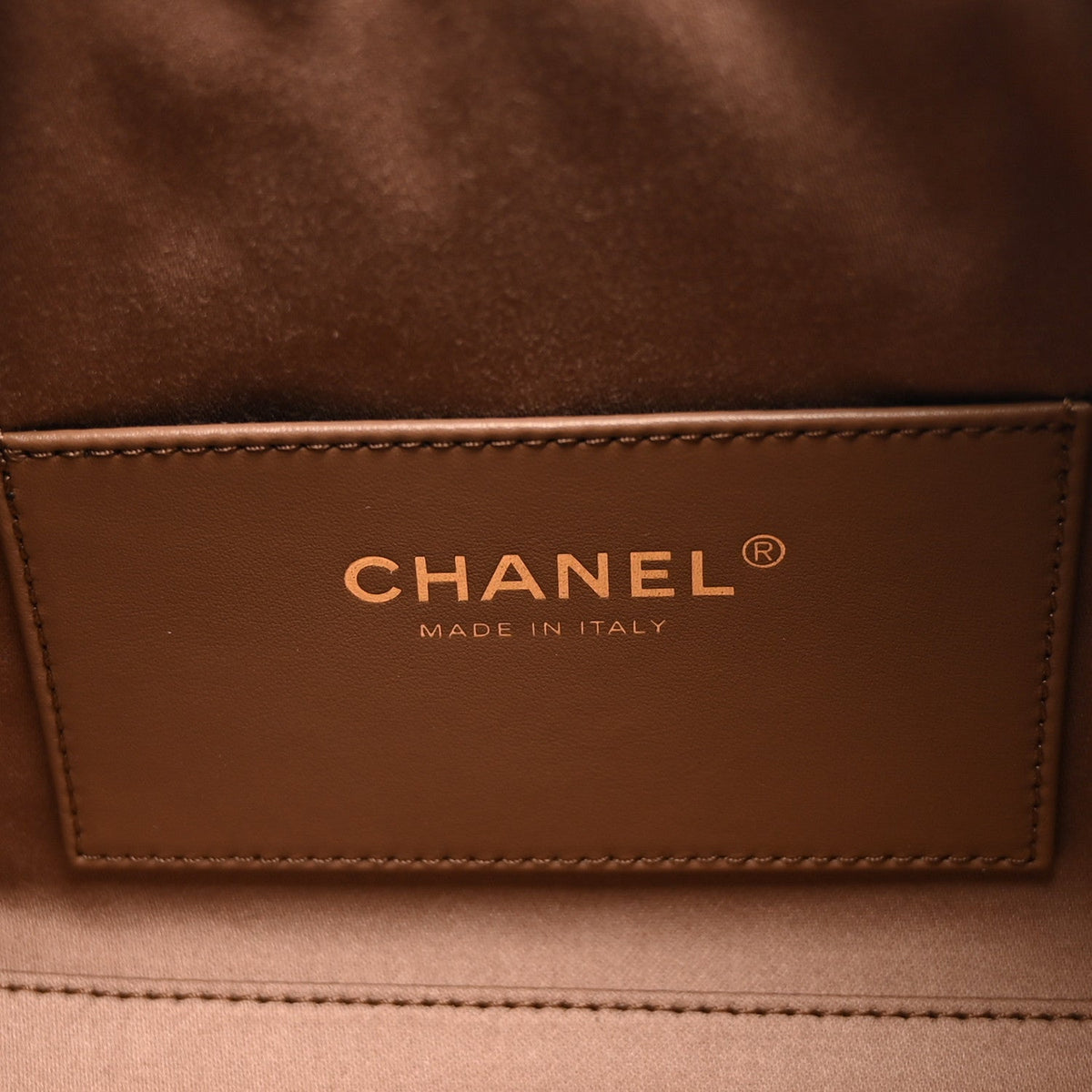 Caviar Quilted Mini Chanel 25 Handbag Brown