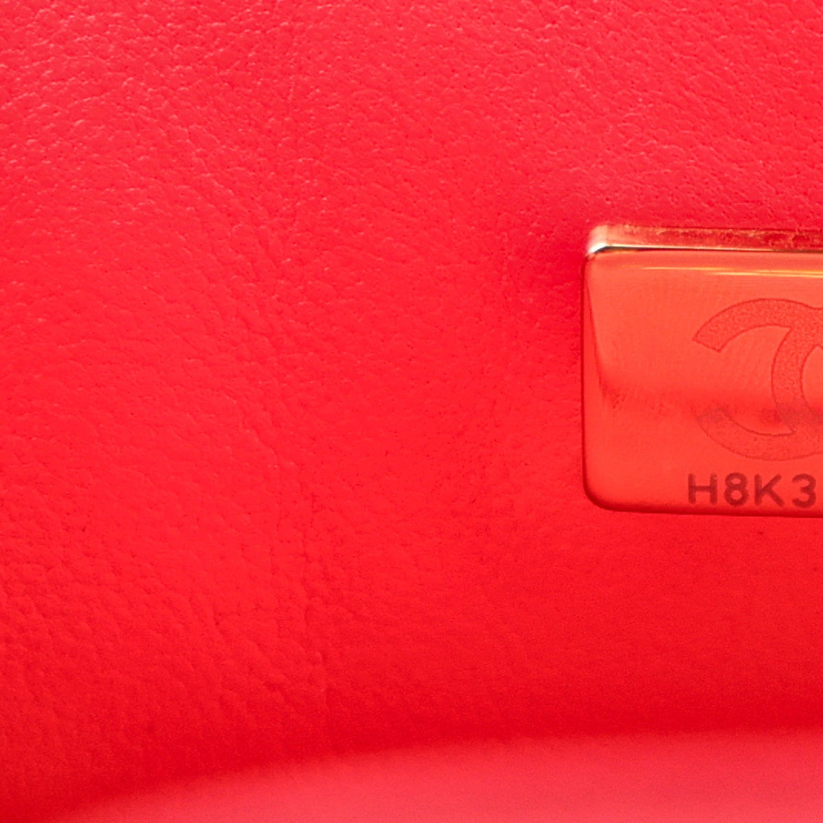 Caviar Quilted Small Double Flap Red