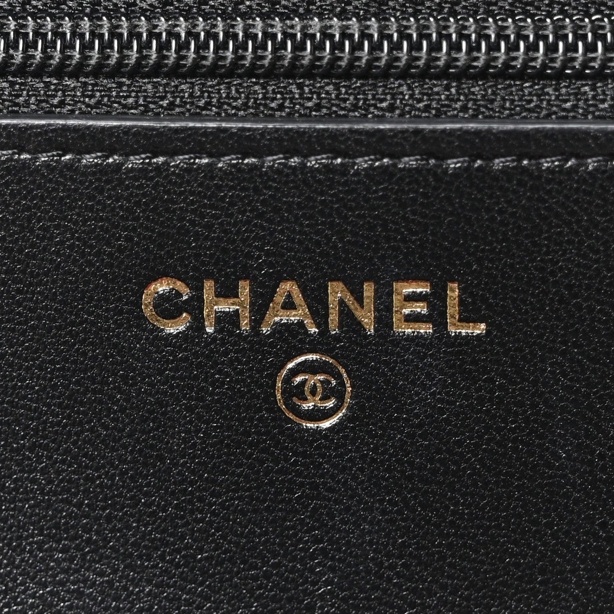 Lambskin Quilted Chanel 19 Wallet On Chain WOC Black