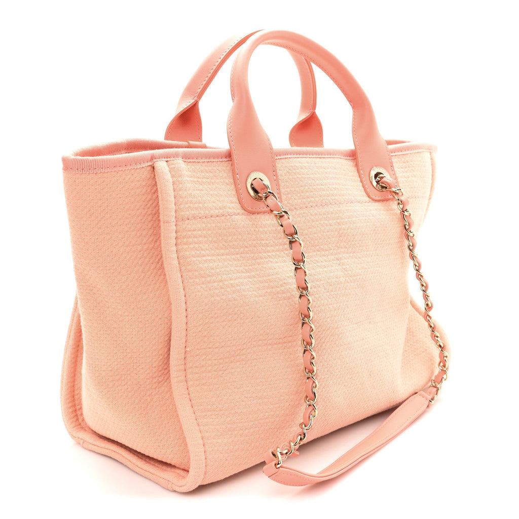 Mixed Fibers Small Deauville Tote Pink