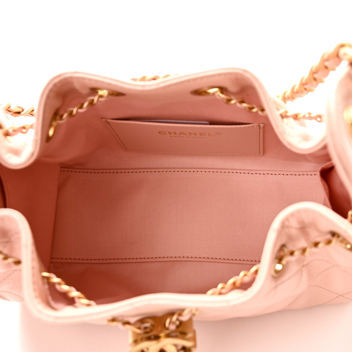 Caviar Quilted Mini Chanel 25 Handbag Light Pink