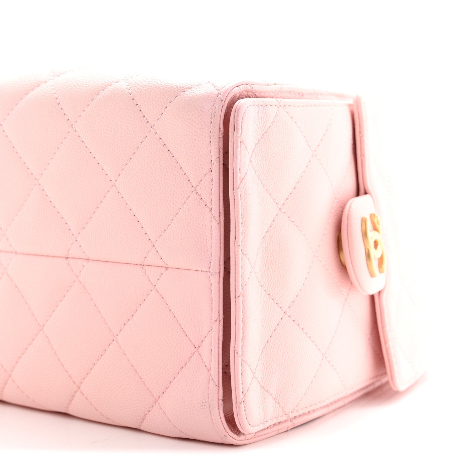 Caviar Quilted Small Chanel 25 Handbag Light Pink