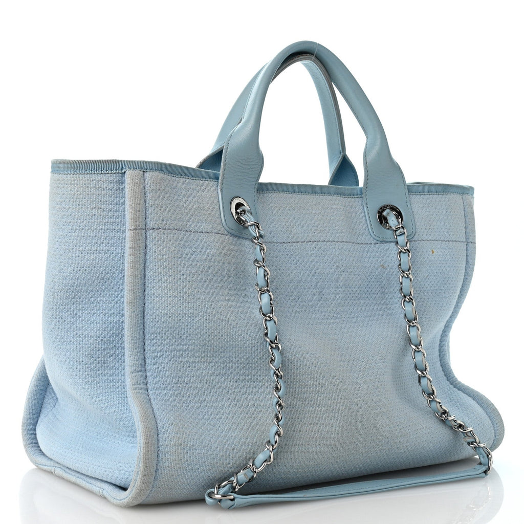 Mixed Fibers Small Deauville Tote Light Blue