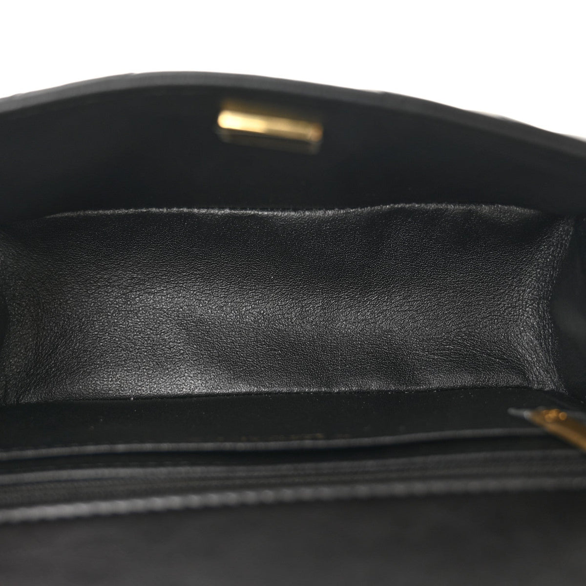 Aged Calfskin Chevron Quilted 2.55 Reissue Mini Flap Black