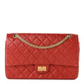 Aged Calfskin Quilted 2.55 Reissue 226 Flap Red