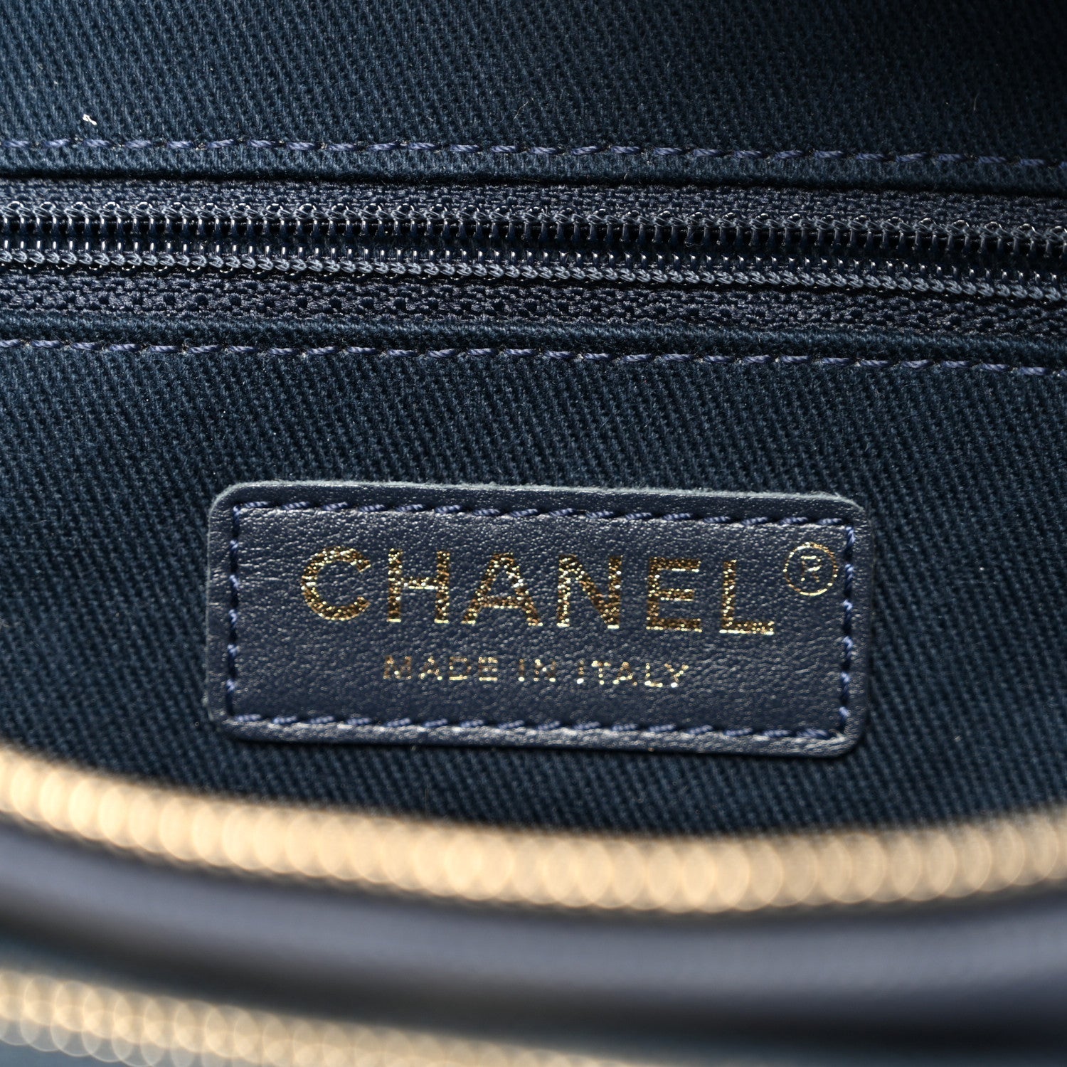 Caviar Quilted Business Affinity Waist Belt Bag Navy
