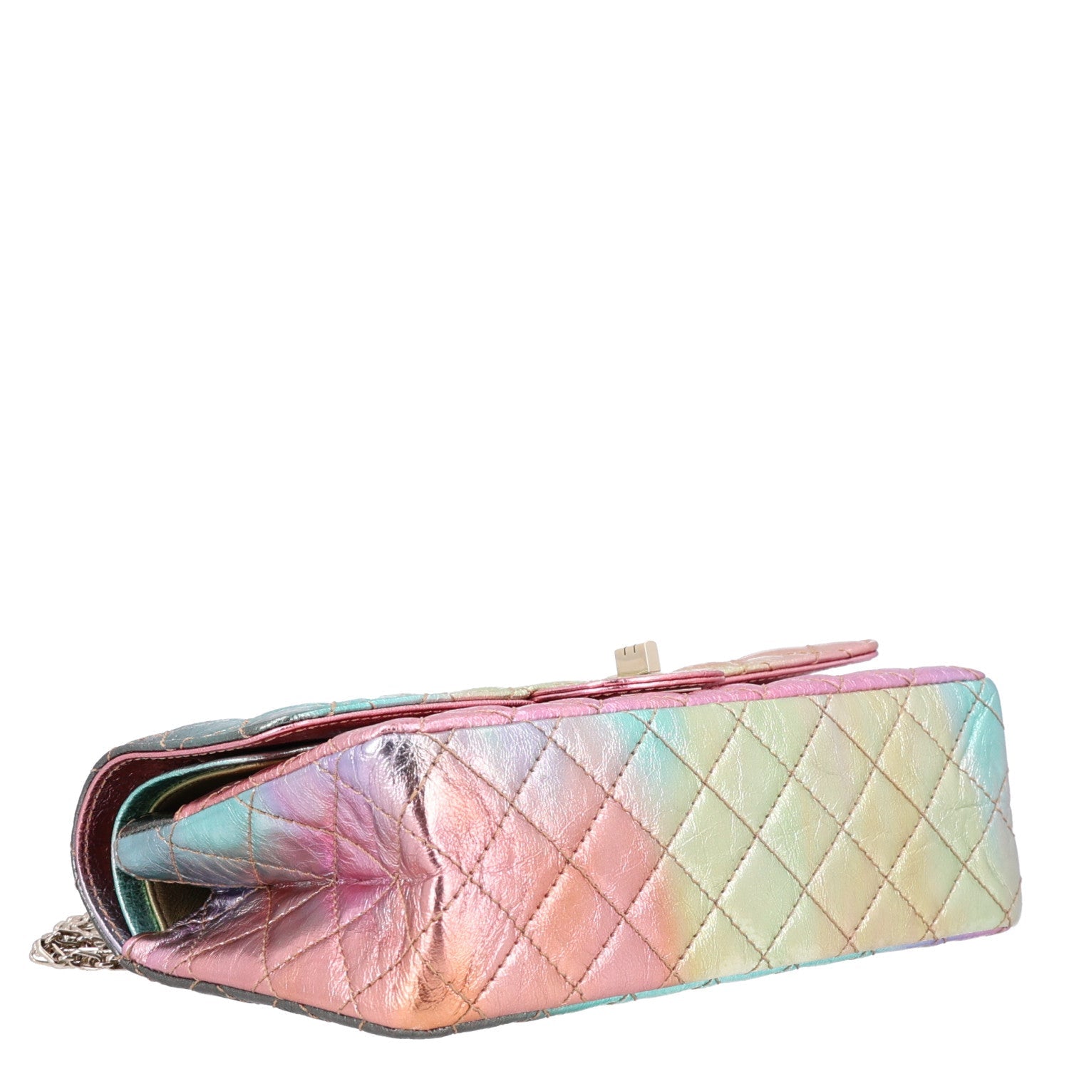 Metallic Goatskin Quilted 2.55 Reissue 225 Flap Multicolor