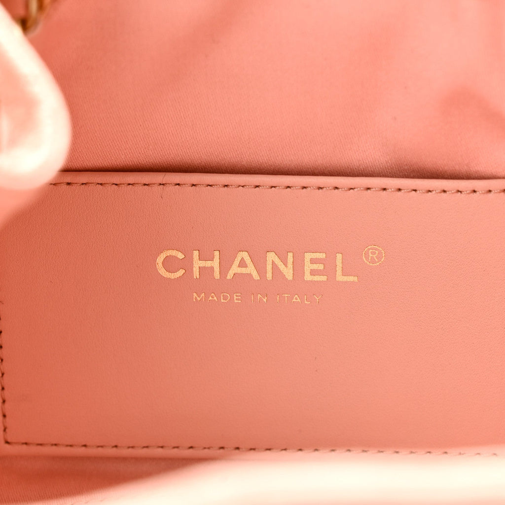 Caviar Quilted Mini Chanel 25 Handbag Light Pink