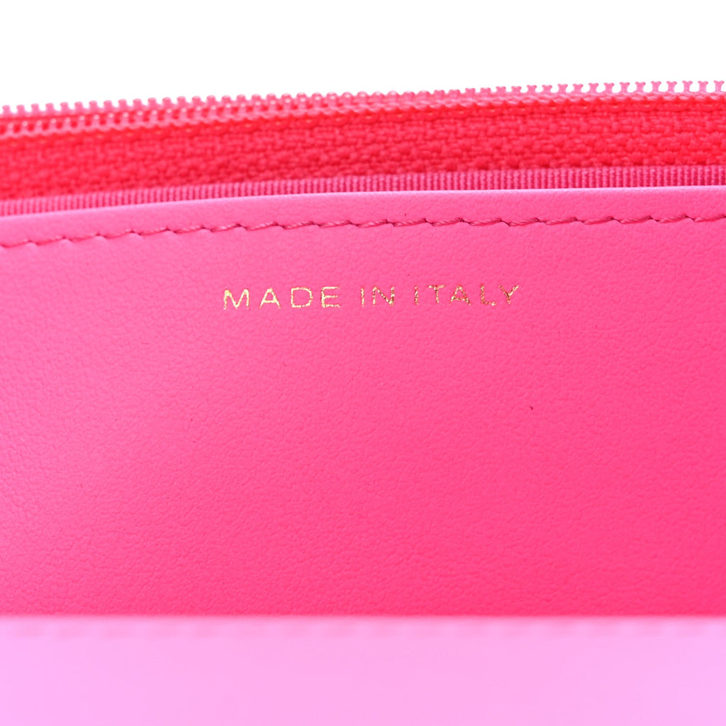 Jersey Quilted Chanel 19 Wallet On Chain WOC Pink