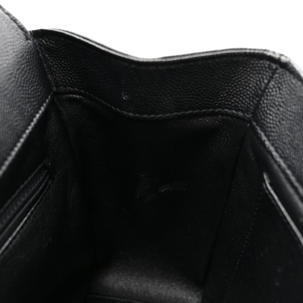 Caviar Quilted Medium Business Affinity Flap Black