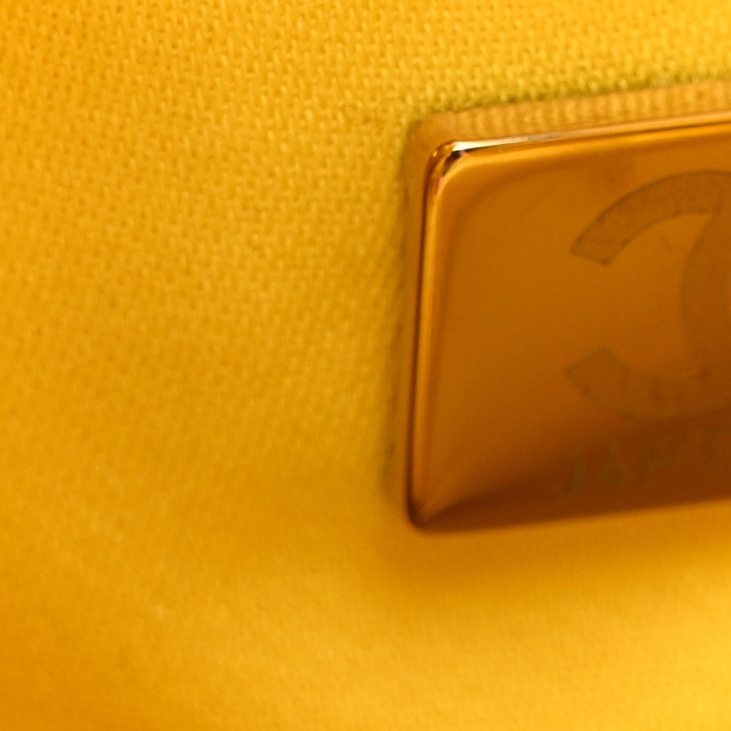 Caviar Quilted Mini Chanel 25 Handbag  Yellow
