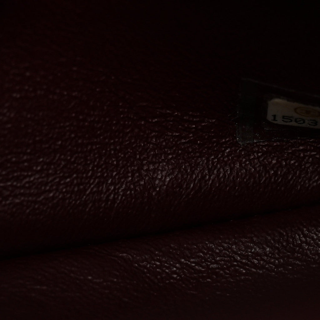 Lambskin Quilted Maxi Double Flap Black