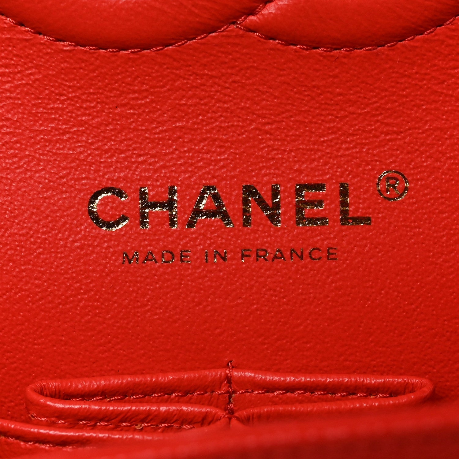 Caviar Quilted Medium Double Flap Red