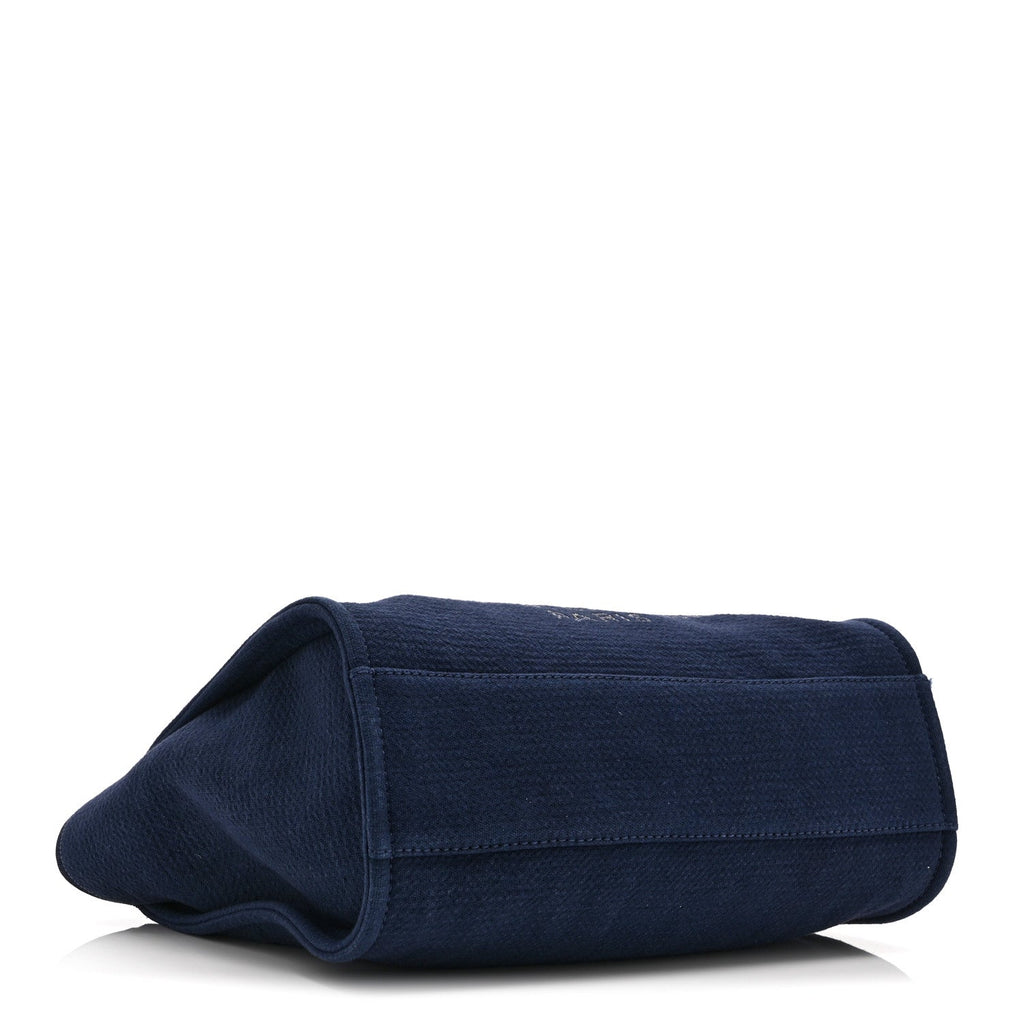 Mixed Fibers Small Deauville Tote Navy