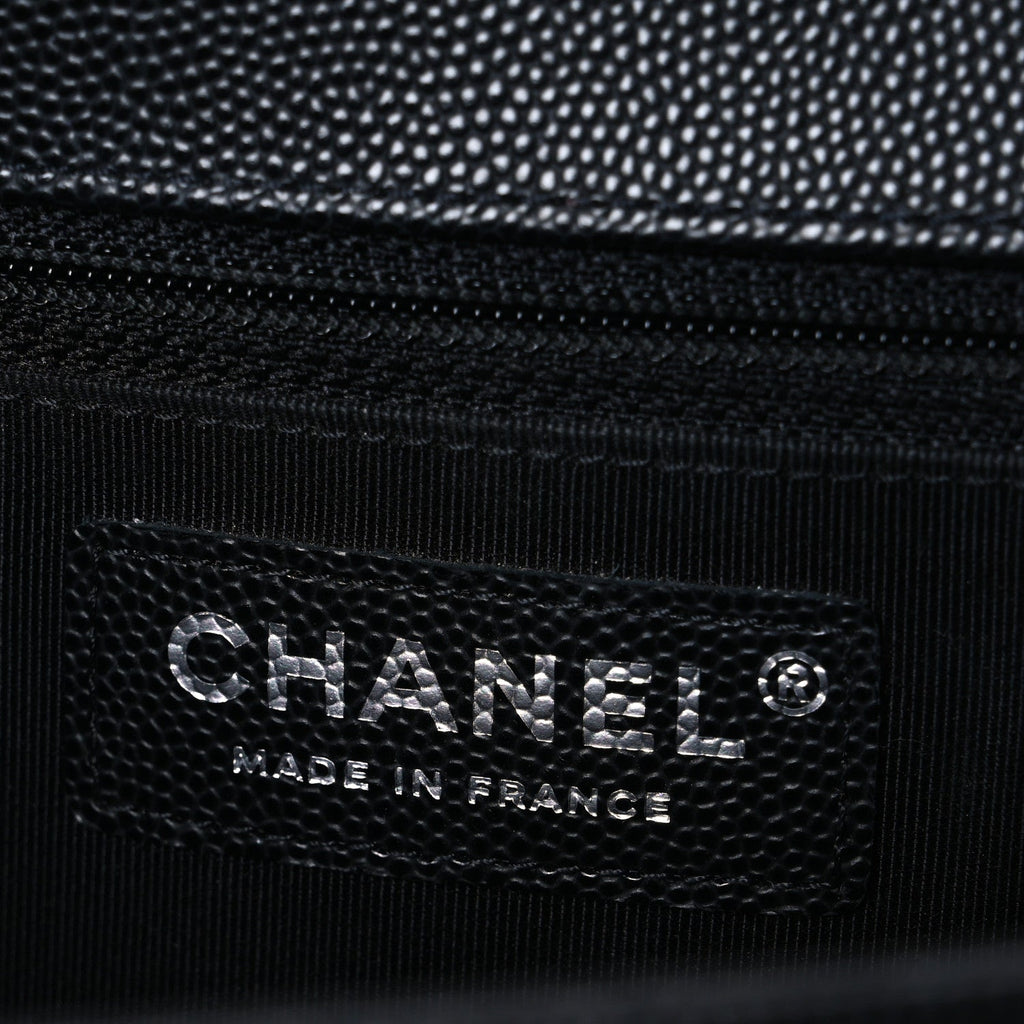 Caviar Quilted New Medium Boy Flap Black