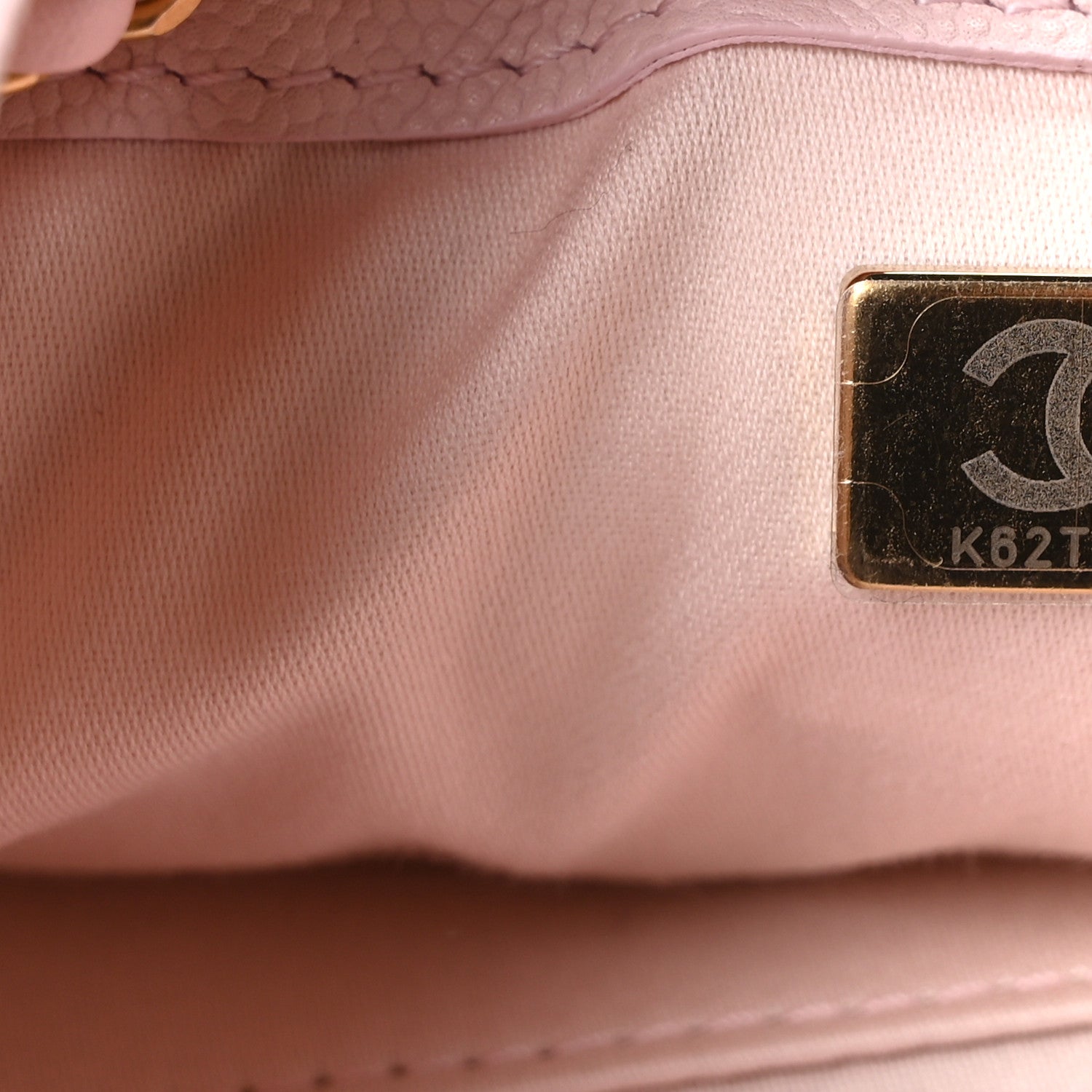 Caviar Quilted Mini Chanel 25 Handbag Light Pink