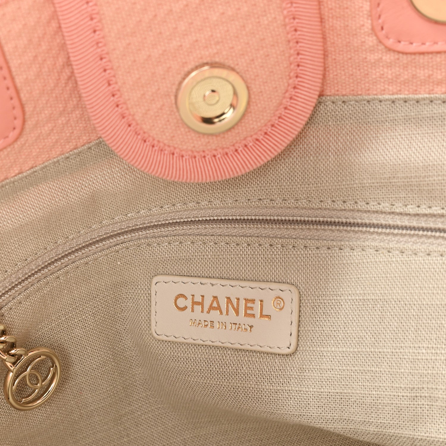 Mixed Fibers Small Deauville Tote Pink