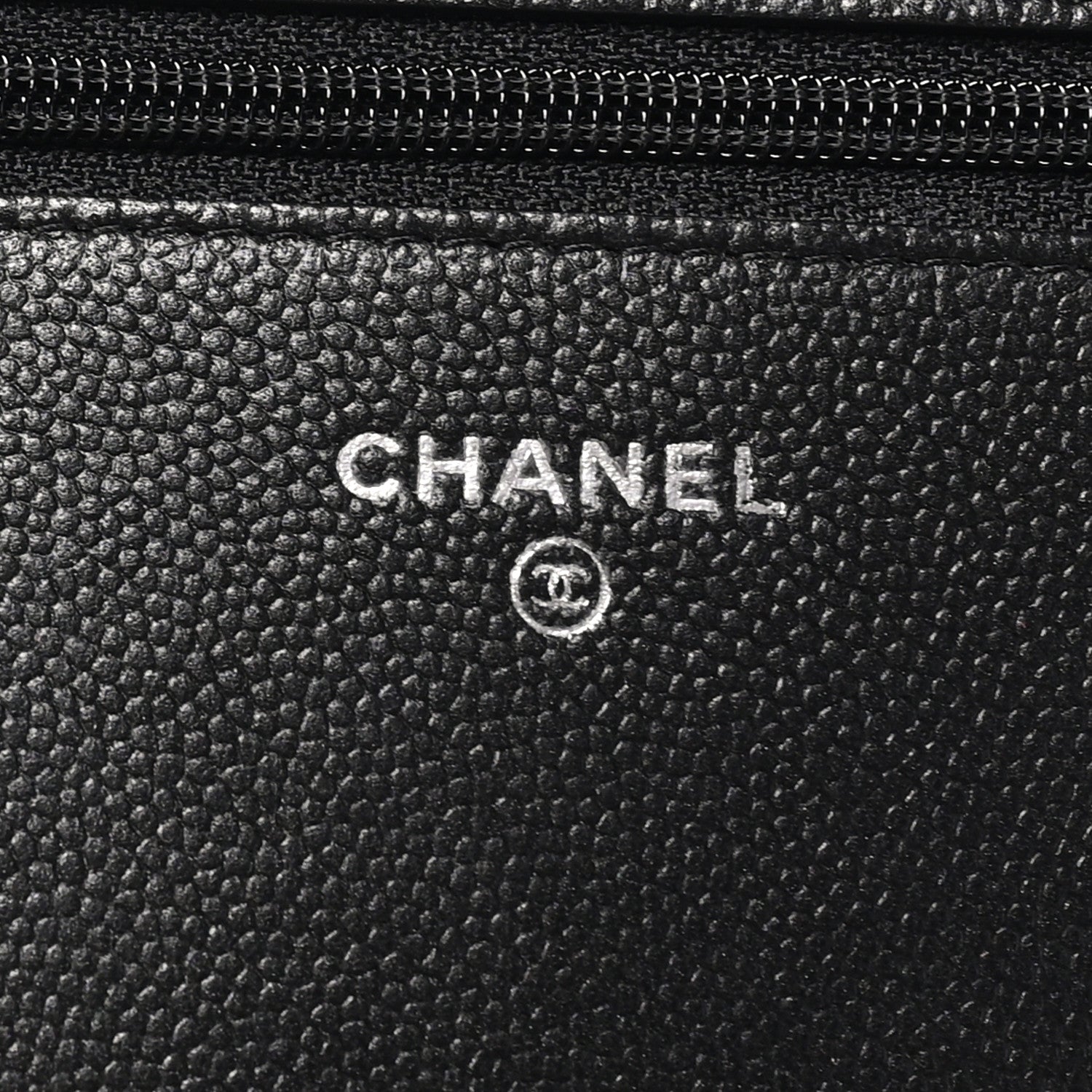 Caviar Quilted Boy Wallet On Chain WOC So Black