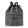 Canvas Large Deauville Backpack Charcoal