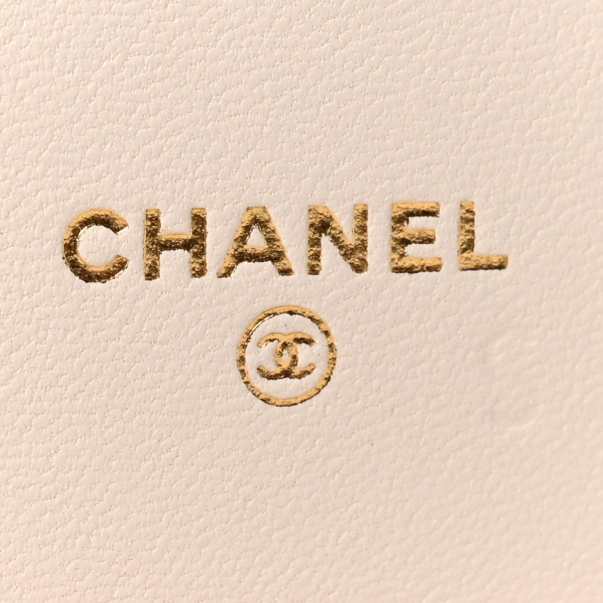 Lambskin Quilted Book Wallet On Chain WOC Black