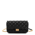 Aged Calfskin Quilted 2.55 Reissue Chain Waist Bag Black
