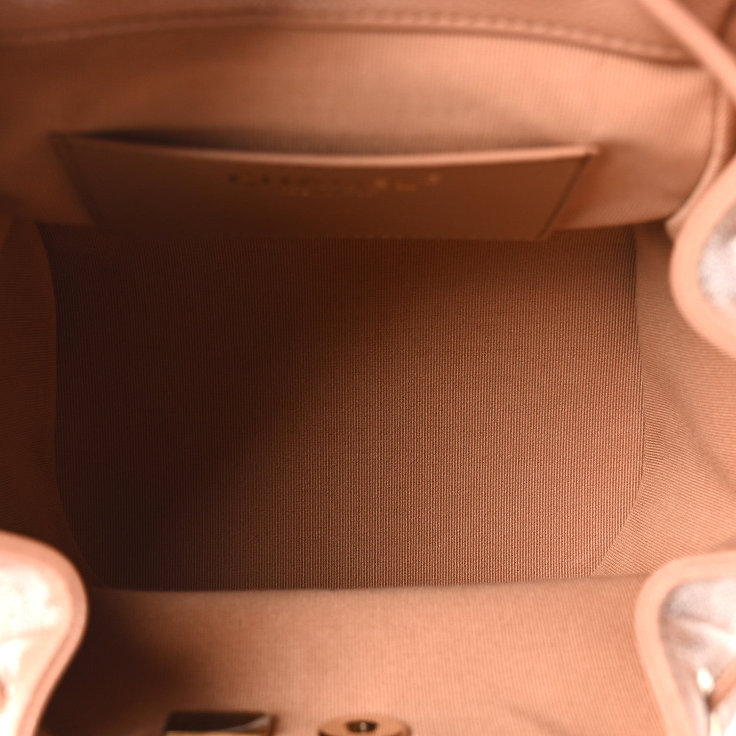 Caviar Quilted Mini Business Affinity Backpack Brown