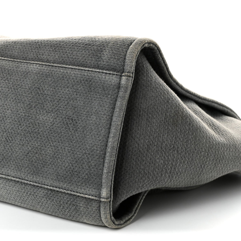 Canvas Medium Deauville Tote Grey