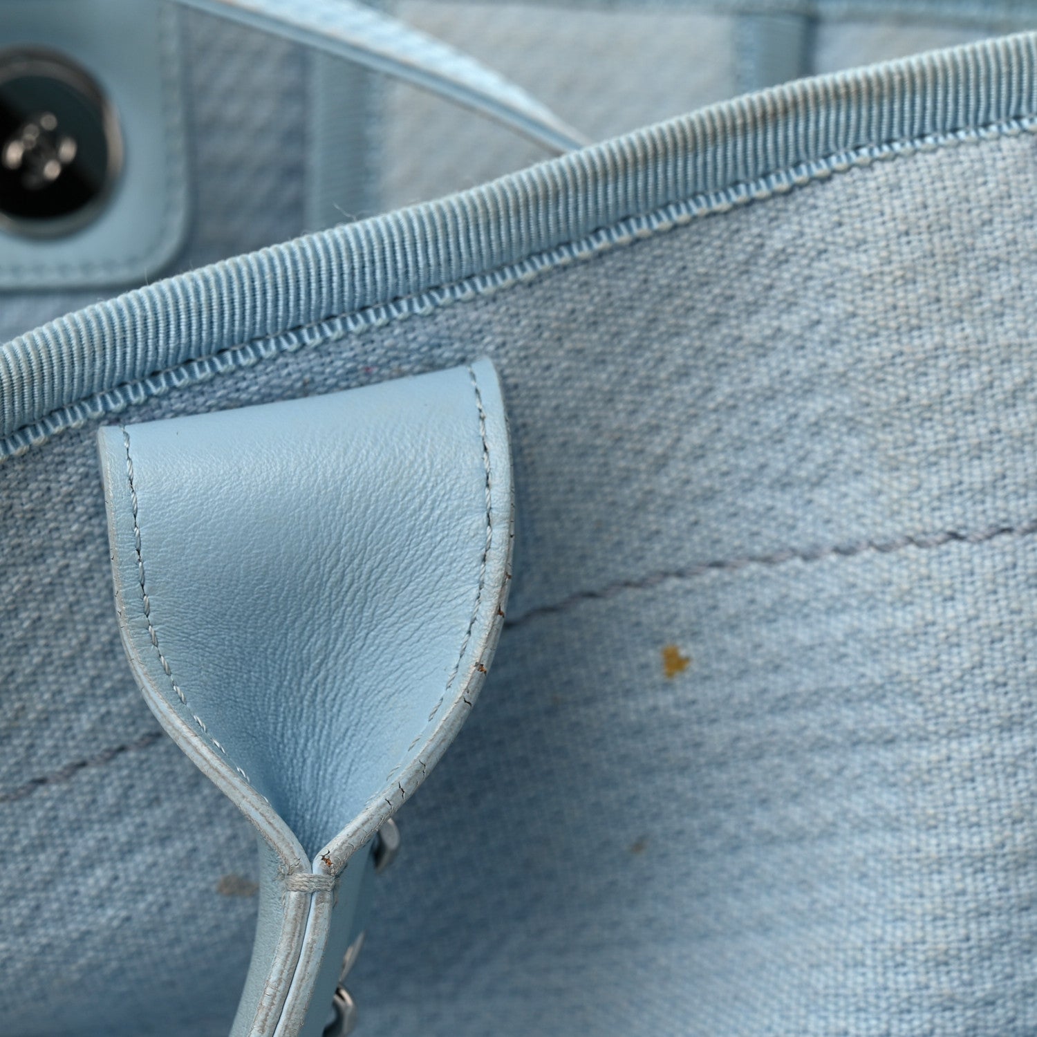 Mixed Fibers Small Deauville Tote Light Blue