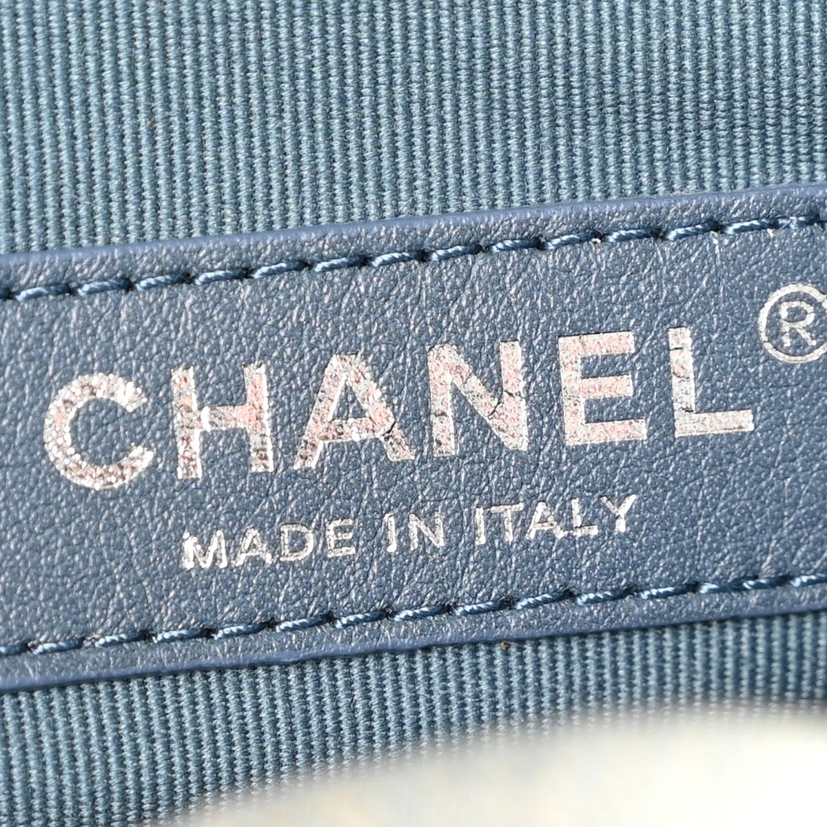 Denim Small Deauville Tote Light Blue