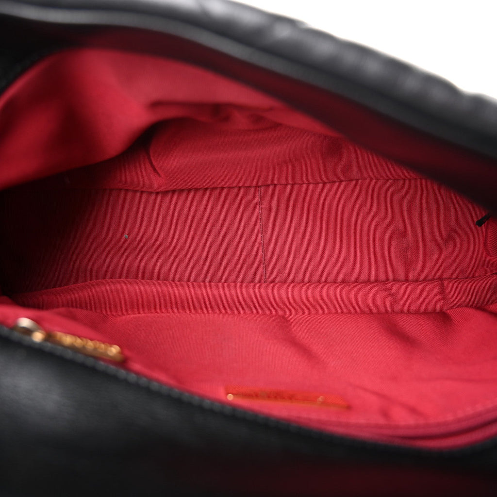 Lambskin Quilted Large Chanel 19 Flap Black