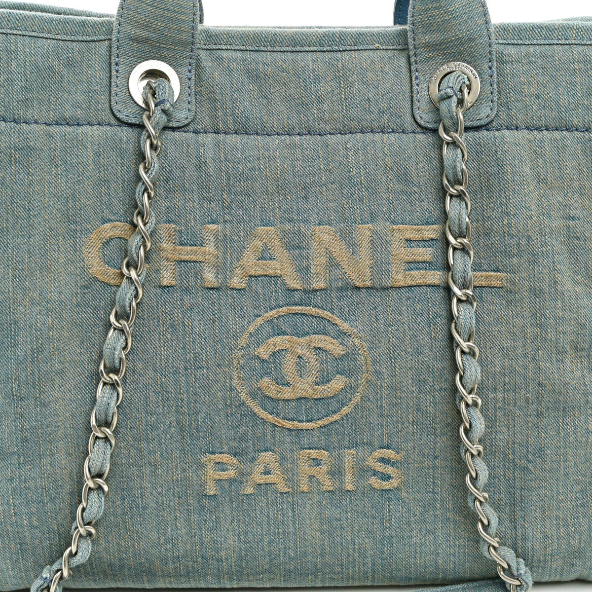 Denim Medium Deauville Tote Light Blue