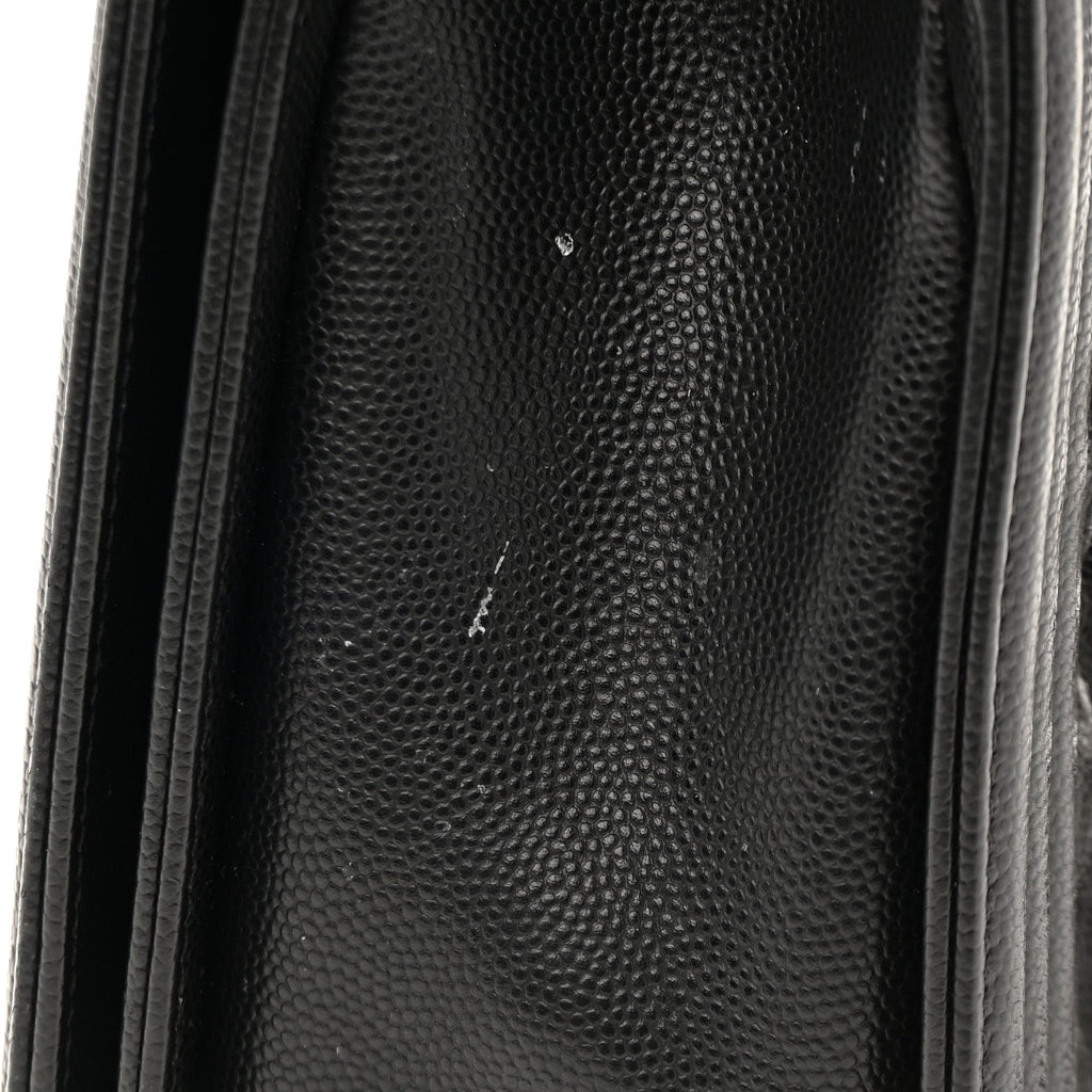Caviar Quilted New Medium Boy Flap Black