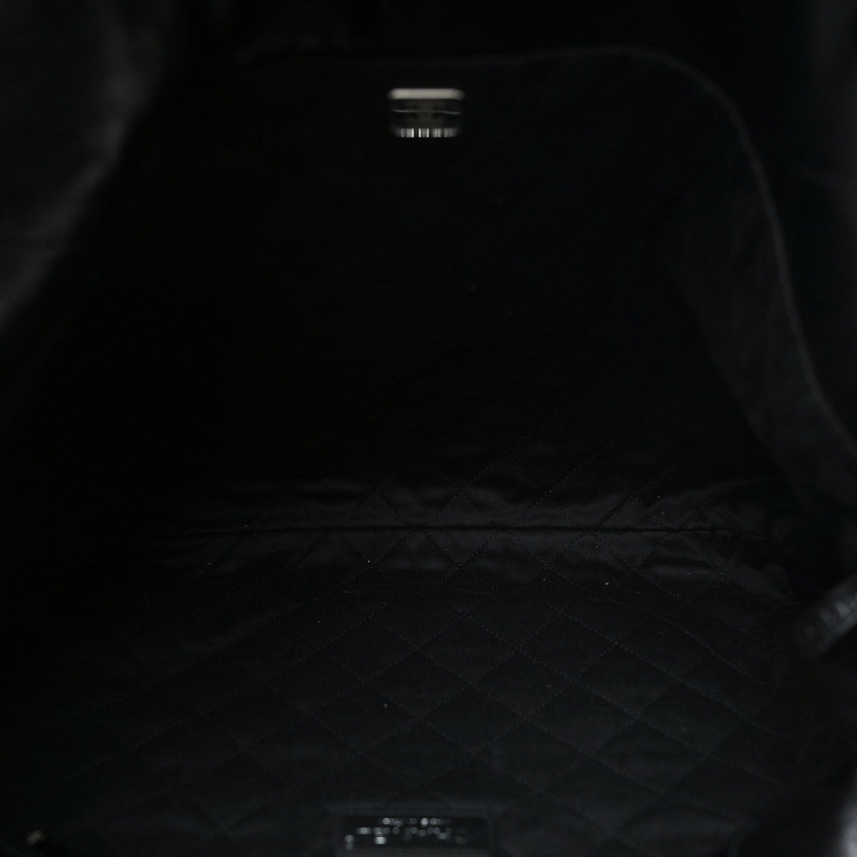 Shiny Calfskin Quilted Large Chanel 22 So Black