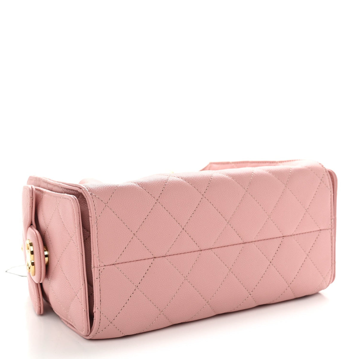 Caviar Quilted Mini Chanel 25 Handbag Light Pink