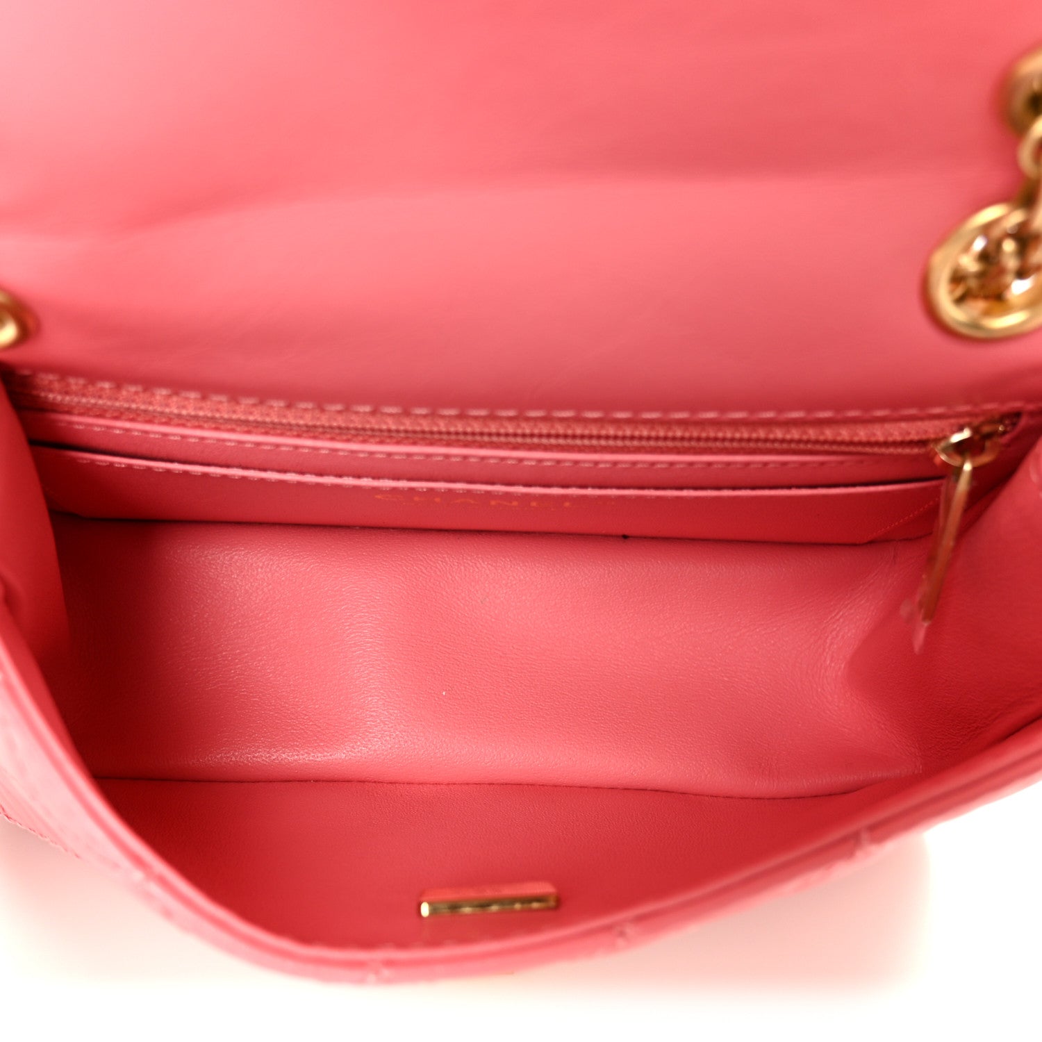 Aged Calfskin Quilted 2.55 Reissue Mini Flap Pink
