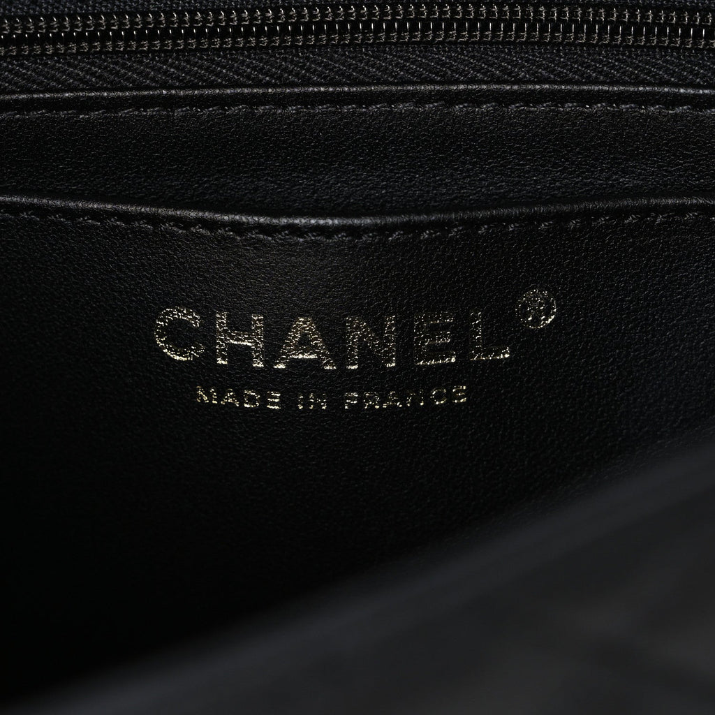 Calfskin Quilted 2.55 Reissue Mini Flap Black