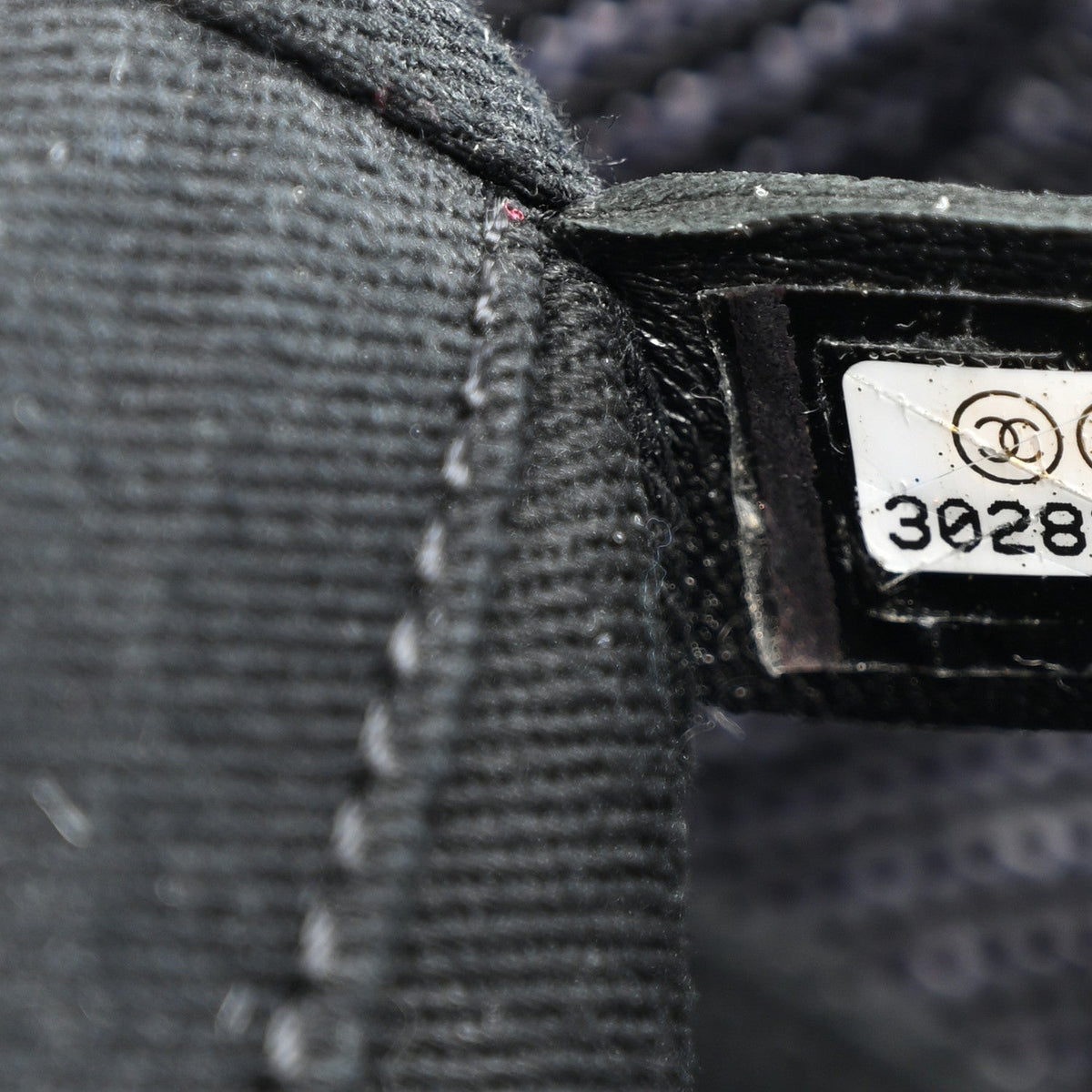 Mixed Fibers Calfskin Small Deauville Tote Black