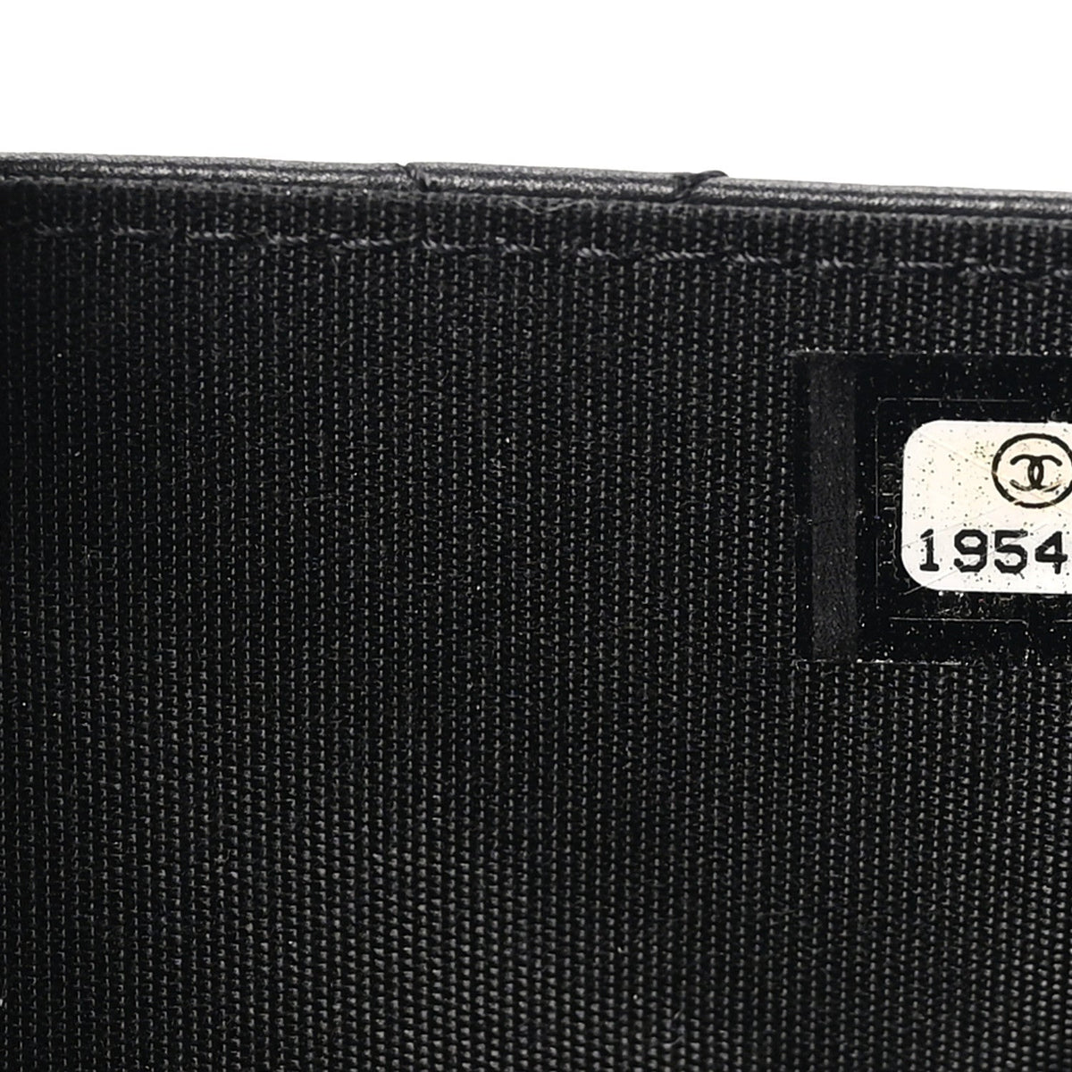 Lambskin Quilted Boy Wallet On Chain WOC So Black