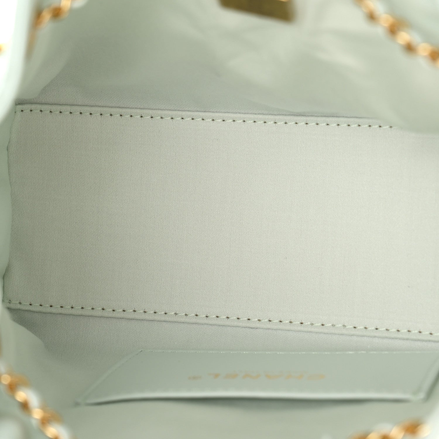 Caviar Quilted Mini Chanel 25 Handbag Light Green