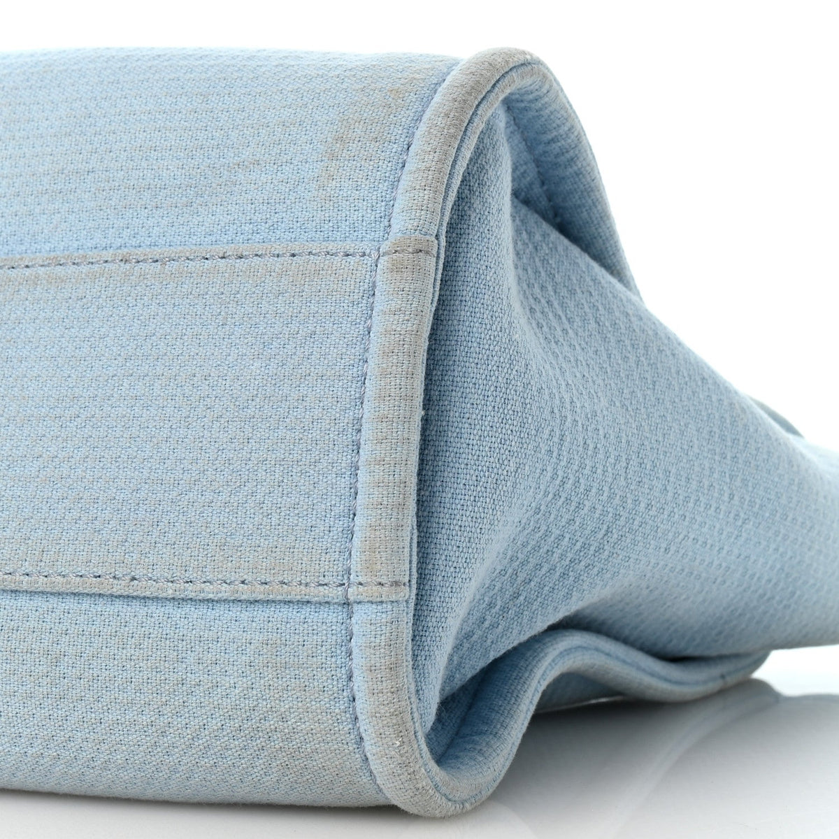 Mixed Fibers Small Deauville Tote Light Blue