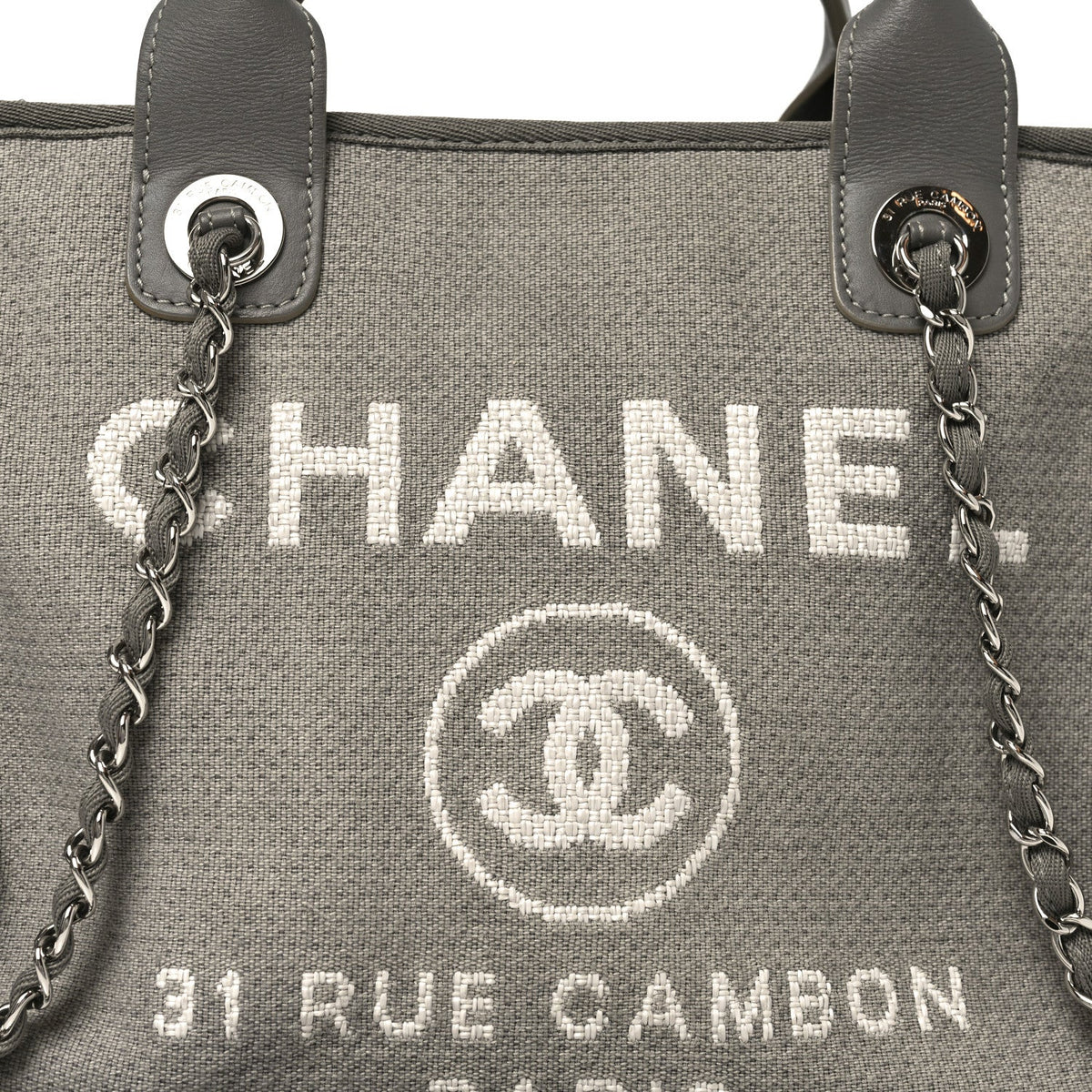 Denim Deauville Bowling Bag Grey