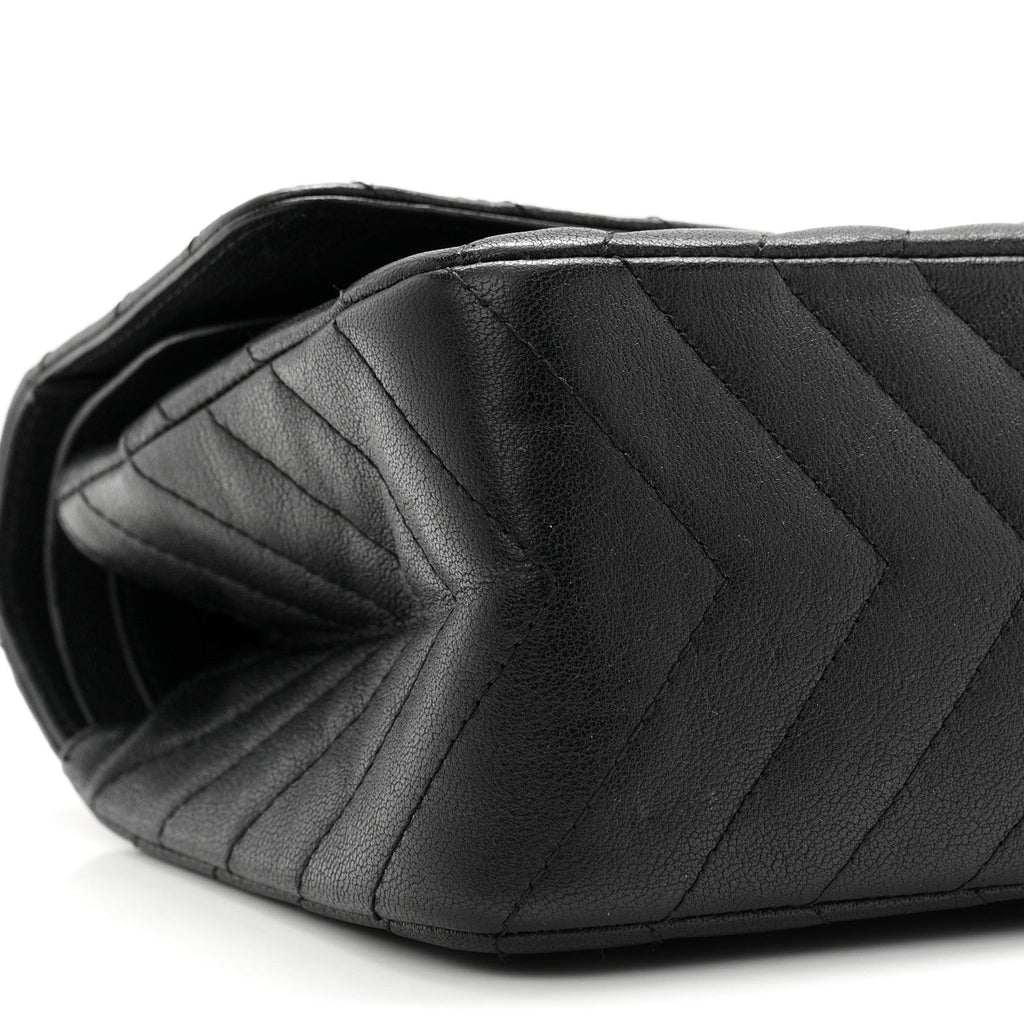 Sheepskin Chevron Quilted 2.55 Reissue 225 Double Flap So Black